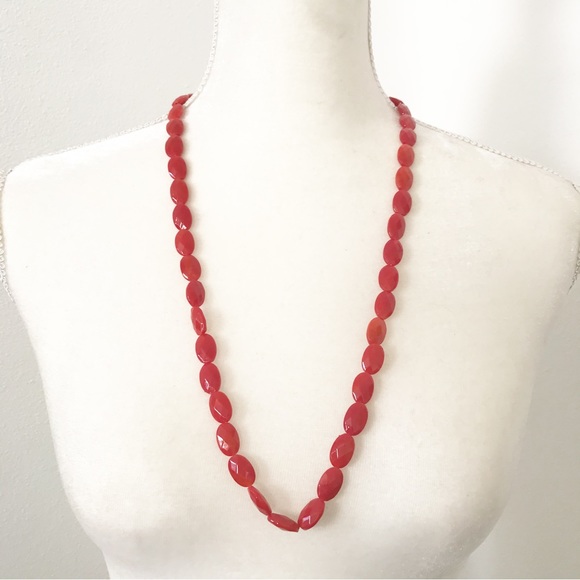 Bundle of 5 Red Costume Necklaces - Picture 12 of 15